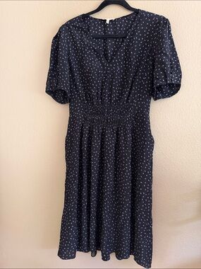 Rebecca Taylor Knee Length Silk Dress with Print
